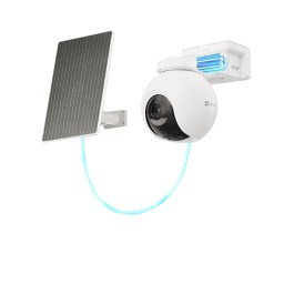 طقم كاميرا مراقبة خارجية متحركة EZVIZ CB8 بدقة 4K تعمل بالبطارية مع لوح طاقة شمسية (موديل CS-CB8-R200(4K)/SP) EZVIZ CB8 4K Outdoor Pan & Tilt Battery Security Camera Kit with Solar Panel (Model CS-CB8-R200(4K)/SP)