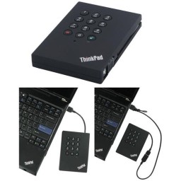 محرك اقراص ثابتة ثينك باد USb 3.0 محمول امن سعة 1 تيرابايت من لينوفو Lenovo Thinkpad USb 3.0 Portable Secure 1 Tb Hard Drive