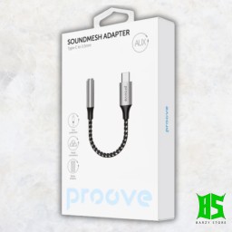محول صوت بروف ساوند ميش من تايب سي إلى 3.5 ملم Proove SoundMesh Type-C to 3.5mm AUX Adapter