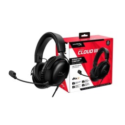سماعة HyperX Cloud III سلكية للألعاب – أسود (جديد) HyperX Cloud III Wired Gaming Headset – Black (New)