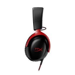سماعة HyperX Cloud III سلكية للألعاب – أحمر (جديد) HyperX Cloud III Wired Gaming Headset – Red (New)