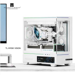 كيس Thermalright M-ATX TL-M10 VISION - White Thermalright M-ATX TL-M10 VISION - White