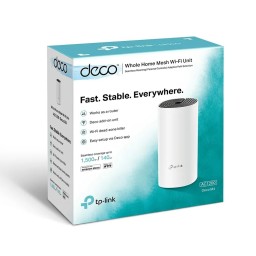راوتر تي بي لنك ديكو M4 (قطعة واحدة)  واي فاي 5 TP-Link Router Deco M4 AC1200 System (1-Pack) Whole Home Mesh Wi-Fi 5