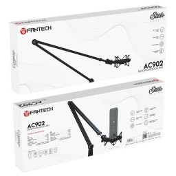 ذراع تثبيت ميكروفون احترافي فانتيك ستوديو سيريز مع حامل صدمات (طراز Fantech Studio AC902) Fantech Studio Series AC902 Microphone Boom Arm with Shock Mount