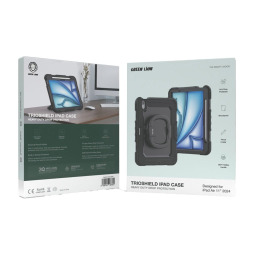 غطاء جرين لايون تراي شيلد لجهاز iPad - أسود Green Lion Trioshield iPad Case - Black