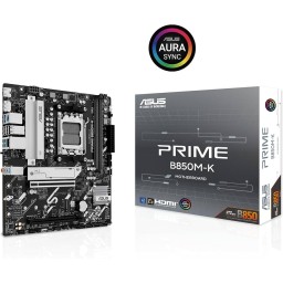 لوحة أم ASUS Prime B850M-K بمعيار DDR5 ASUS Prime B850M-K Motherboard (DDR5)
