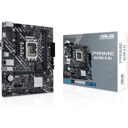 لوحة أم ASUS PRIME H610M-K D4 بمعيار DDR4 ASUS PRIME H610M-K D4 Motherboard