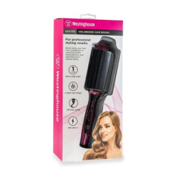 فرشاة كهربائية سيراميكية ثنائية الوجه Westinghouse لتنعيم وتشكيل الشعر 28 واط Westinghouse Ceramic Electric 2-Sided Brush for Straightening & Curling 28W