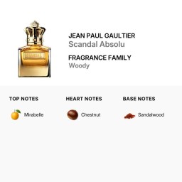 عطر جان بول غولتير سكاندال ابسولو الرجالي بارفيوم 100مل Scandal Pour Homme Absolu Jean Paul Gaultier