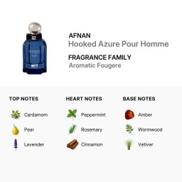 عطر هوكد أزور بور أوم للرجال 100مل Hooked Azure Pour Homme EDP