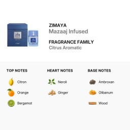 عطر مزاج إنفيوزد للرجال من زيمايا 100مل Mazaaj Infused EDP