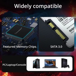 هارد داخلي عالي السرعة SomnAmbulist 256GB 2.5" internal SSD for Laptops & Desktops SomnAmbulist 256GB 2.5" internal SSD for Laptops & Desktops