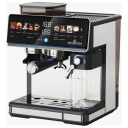 ماكينة القهوة الاحترافية إمبليوم 4 في 1 مع مطحنة EMBLEME EM-ECM2 4-in-1 Professional Coffee Machine