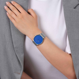 ساعة سواتش Shimmering Waters زرقاء – 42 مم Swatch Shimmering Waters