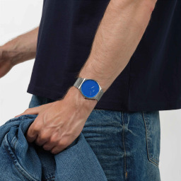 ساعة سواتش Shimmering Waters زرقاء – 42 مم Swatch Shimmering Waters