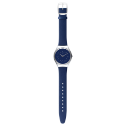ساعة سواتش Skin Sideral – أزرق وفضي – 38 مم Swatch Skin Sideral