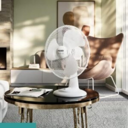 مروحة كهربائية منضدية مودكس FA1605 - 16 بوصة Modex Electric Desk Fan FA1605 - 16 Inch