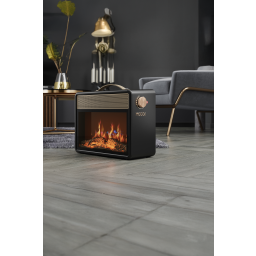 مودكس FHR5000 سخان لهب كهربائي - تصميم ريترو LED بقوة 1800 واط Modex FHR5000 Flame Heater - Retro-Style LED Flame 1800W