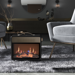 مودكس FHR5000 سخان لهب كهربائي - تصميم ريترو LED بقوة 1800 واط Modex FHR5000 Flame Heater - Retro-Style LED Flame 1800W