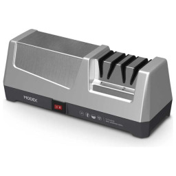 شاحذ سكاكين - مرحلتان 18 واط، حبيبات ماسية 100%، سلفر Modex KSH100 Knife Sharpener - 2-Stage 18W, 100% Diamond Abrasives, Silver
