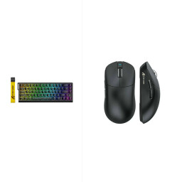 اتاك شارك X8 SE + ATTACK SHARK X68 HE Rapid Trigger Keyboard Magnetic Switch - Black Contours ATTACKSHARK X8 SE + ATTACK SHARK X68 HE Rapid Trigger Keyboard Magnetic Switch - Black Contours