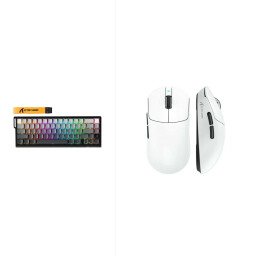 اتاك شارك X8 SE + ATTACK SHARK X68 HE Rapid Trigger Keyboard Magnetic Switch - Black Gradient ATTACKSHARK X8 SE + ATTACK SHARK X68 HE Rapid Trigger Keyboard Magnetic Switch - Black Gradient