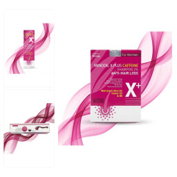 شامبو مینوديل إكس بلس بالكافيين 2% مضاد لتساقط الشعر (للنساء) + باقة (3 منتجات) MINODIL X PLUS + Bundle (3 items)