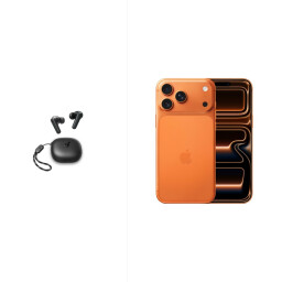 ايفون 17برو ماكس (هديه درع + لاسق حمايه) + سماعه أنكر ار 50 اي Apple 17 pro max 256g SIM + R50i