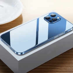 Ultra Thin Full Camera Protection Soft Silicone Transparent TPU Clear Mobile Phone Case For iPhone كفر سيليكون لأجهزة الآيفون