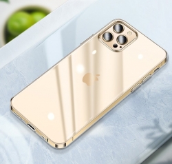 Ultra Thin Shockproof TPU Silicone Clear Case For iPhone كفر سيليكون شفاف لأجهزة الآيفون