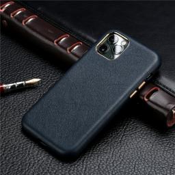 Genuine Leather Case For iPhone كفر جلد لأجهزة الآيفون