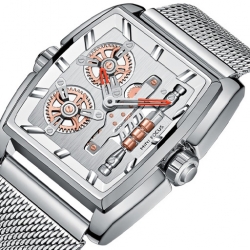 ساعة رجالية Mf0322 Mesh Steel Band Mens Watch