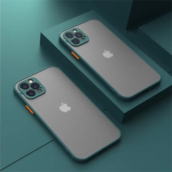 كفر شفاف لاجهزة ايفون  Ultra Thin Matte iPhone Case with Camera Protection 