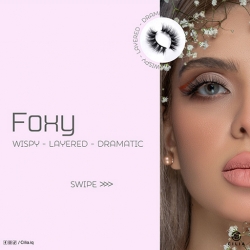 5d Mink Eyelashes رموش منك طبيعية Foxy