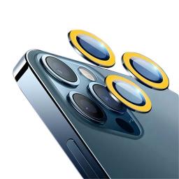 Yellow Luminous Camera Ring Lens لصقة حماية عدسة الكاميرا الخلفية