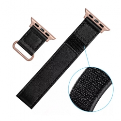 سوار جلد لساعة ابل واتش Apple Watch Band Soft Leather Suitable for Sport 44/45/46/49mm
