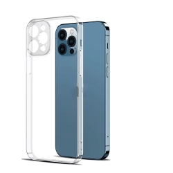 Ultra Thin Full Camera Protection Soft Silicone Transparent TPU Clear Mobile Phone Case For iPhone كفر سيليكون لأجهزة الآيفون