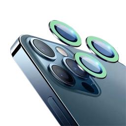 Green Luminous Camera Ring Lens لصقة حماية عدسة الكاميرا الخلفية