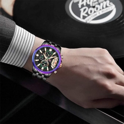 Mf0352 Steel Band Men's Watch ساعة رجالية