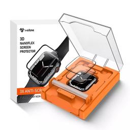 Transparent Screen Protector for Apple Watch Series 8 41mm with Installation Kit لصقة حماية شاشة ابل واتش