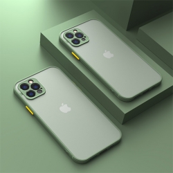 كفر شفاف لاجهزة ايفون  Ultra Thin Matte iPhone Case with Camera Protection 