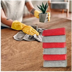 Microfiber cloths 6 pcs Set سيت قطع قماش للتنظيف