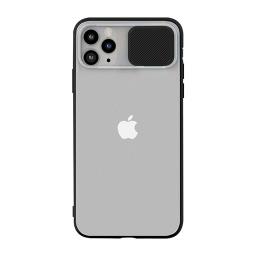 Luxury Slide Camera Lens Protection Shockproof Silicone Mobile iPhone كفر لأجهزة الآيفون