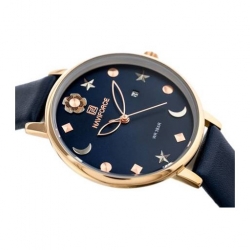 NF5009 Date Function Analog Stylish Elegant Quartz Casual Quartz Women's Watch ساعة نسائية