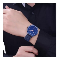 Mf0115 Mesh Steel Band Men's Watch ساعة رجالية