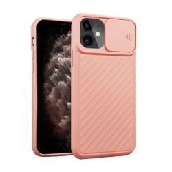 Shockproof Soft Silicone Case With Slide Camera Lens Protection For iPhone كفر سيليكون لأجهزة الآيفون