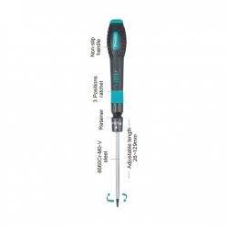 24In-1 Reversible Ratchet Precision Screwdriver Set سيت مفك براغي