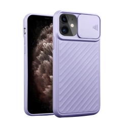 Shockproof Soft Silicone Case With Slide Camera Lens Protection For iPhone كفر سيليكون لأجهزة الآيفون