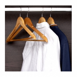 سيت علاقة ملابس 4 قطع Rotating Wooden Hanger 4 Pcs Set 