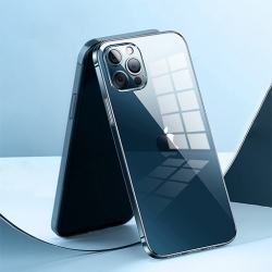 Ultra Thin Full Camera Protection Soft Silicone Transparent TPU Clear Mobile Phone Case For iPhone كفر سيليكون لأجهزة الآيفون